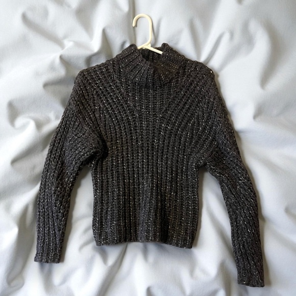 Womens Express Mock Turtleneck Chunky Sweater - Picture 2 of 6